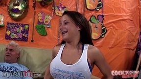 Creampie eating, cum swapping, unedited madness of craziest sex contest in history - Immoral Live