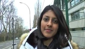 gorgeous brunette babe picekd up from the street