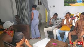 Swingers Babes Invited 10 Guys Over for Games Night Orgy