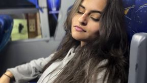 I deepthroat a stranger on a moving bus &mdash;  he shoots his load in my mouth