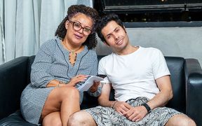 Fat Mature Gets Fucked in the Ass by Her Stepson