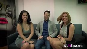 First time lucky with the hottest MILFs in a wild FAKing session