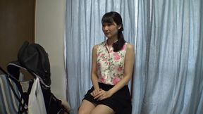 A wife is left alone in a stroller &mdash;  feeling a rough cock&#x1F346;!