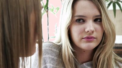 GIRLGIRLXXX - Lesbian Stepmom Comforts Her Sad Lonely Step-Daughter (Kenna James)