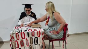 Entiado Didn&#039;t Go to Graduation Party to Put His Tiny Penis in His Stepmother&#039;s Ass