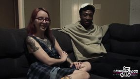 Little white wife Haven sucks and rides the perfect boy toy (Kai Kobra's big black cock)