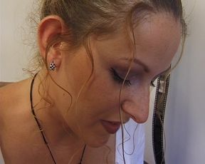 Perfect blonde French maid enjoys hot anal fuck