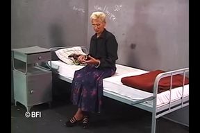 Fucking a grandma in prison