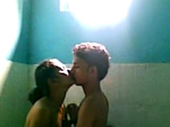 Sexy girl in bathroom bj with bf