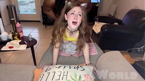 Innocent Young White Anal Slut Bunny Gets Her Asshole Gaped &mdash;  Stuffed & Pounded by Lord Panda's BBC