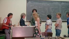 Curly 80s guy licks hairy pussy and enjoys classic fuck with retro girlfriend