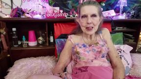 Sexy Pink Butterfly Outfit Gilf Anal Fuck