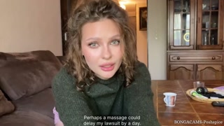 Отодрал жену друга во все дырки за долги (With subs)